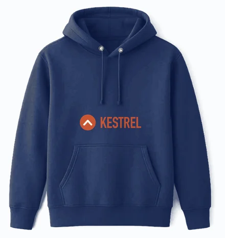 The same hoodie recoloured navy